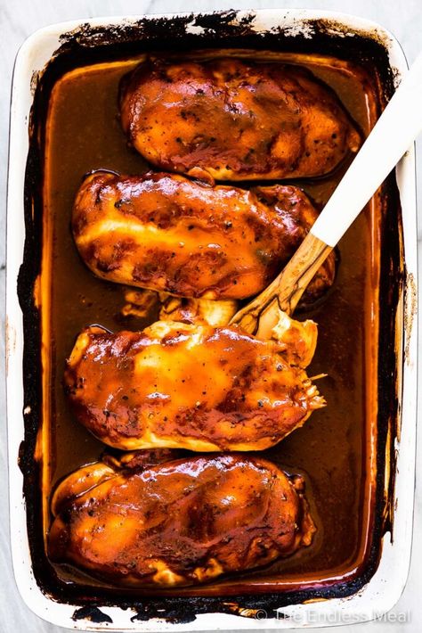 Bbq Chicken Breast Recipes, Bbq Boneless Chicken Breast, Barbecue Chicken In The Oven, Oven Baked Bbq Chicken Breast, Baked Bbq Chicken Breast, Barbecue Chicken Breast Recipes, Baked Barbeque Chicken, Bbq Baked Chicken Breast, Baked Bbq Chicken Thighs