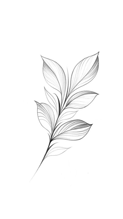 Leaves Tattoo Back, Floral Leaves Tattoo, Leafs Drawings, Leaves Tattoo Design, Leaf Tattoo Design, Tattoo Leaf, Fiori Art Deco, Tattoo Leaves, Blatt Tattoos