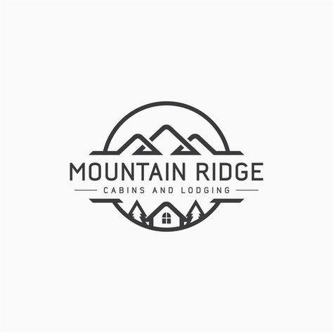 Mountain ridge logo | Logo design contest | 99designs Mountain Tshirt Design, Resort Logo Design, Eco Logo Design, Camp Logo, Jewelry Logo Design, Logo Branding Design, Typographic Logo Design, Resort Logo, Elegant Logo Design