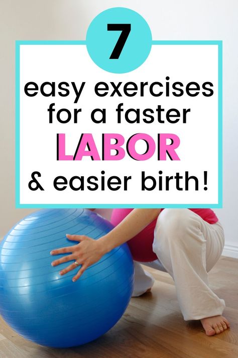 Do these simple exercises during pregnancy now, for an easier labor and delivery later! Pregnancy Exercises, Easy Labor, Biracial Babies, Birthing Ball, Natural Labour, Running A Marathon, Prepare For Labor, Pregnancy Labor, Easy Exercises