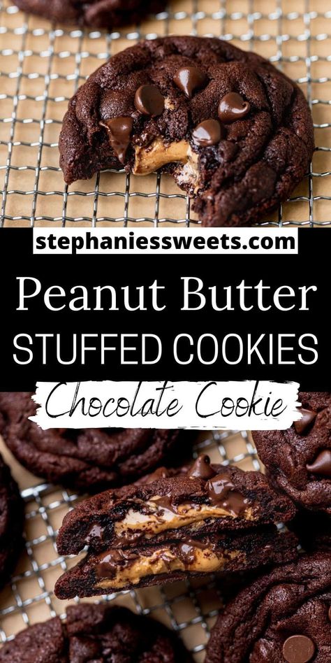 Stuffed Cookies, Healthy Food Facts, Chocolate Peanut Butter Cookies, Gourmet Cookies, Lost 100 Pounds, I Quit, Peanut Butter Cookies, Smoothie Diet, Chocolate Cookies