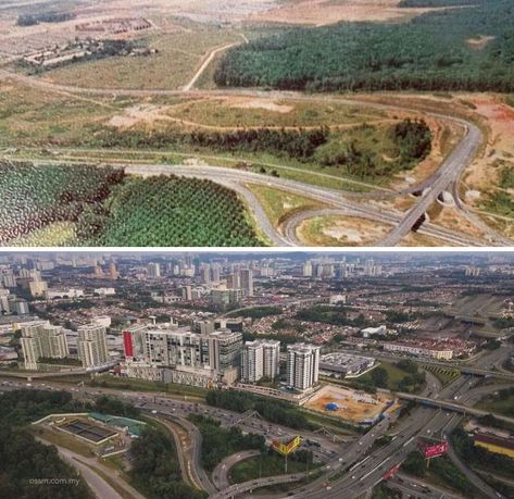 Subang Jaya, Selangor. 44 Years Apart Melbourne Skyline, Subang Jaya, London Underground Stations, University Of Montana, Moose Jaw, Passage Of Time, Top Pic, Hollywood Sign, Hill Station