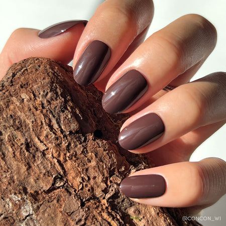 Bark Brown Brown Nail Set, Brown Nail, September Nails, Fall Forest, Fall Gel Nails, Fall Nail Art Designs, Fall Nail Art, Fall Nail Colors, Brown Nails