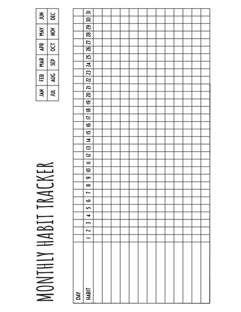 New Habit Tracker, Habits Tracker Printable, Monthly Habit Tracker Template, Habit Tracker Ideas Free Printable, Habit Tracker Bullet Journal Printable, Habit Tracker Free Printable, Circular Habit Tracker, 2023 Habit Tracker, Free Habit Tracker Printable