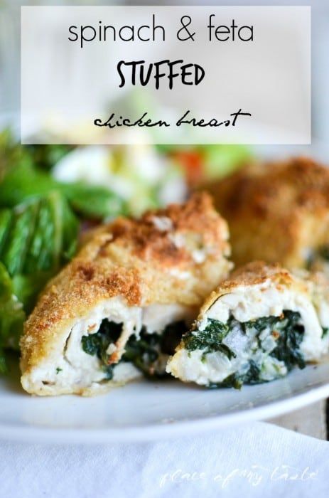 Spinach And Feta Stuffed Chicken, Feta Stuffed Chicken, Feta Stuffed Chicken Breast, Chicken Barbecue, Recipe Spinach, Stuffed Chicken Breast Spinach, She Cooks, Feta Chicken, Stuffed Chicken Breast