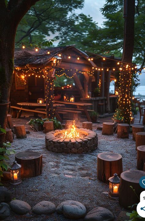 Gravel Types, Gravel Patios, Gravel Patio Ideas, Fire Pit Sphere, Patio Transformation, Corner Patio, Outdoor Fire Pit Area, Backyard Transformation, Earth House