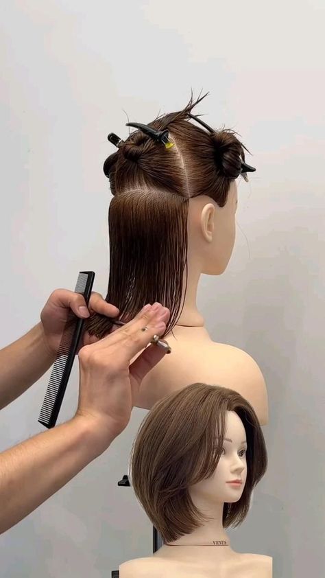 #HairStyleWomanLongHairForWedding #HairStyleWomanLongHairWithLayers #HairStyleWomanLongHairIndian #HairStyleWomanLatest #HairStyleWomanLongBob #HairStyleWomanList #HairStyleWomanLogo #HairstyleWomenMedium #HairstyleWomenMediumHair #HairstyleWomenMidLength #HairstyleWomenMediumLength #MediumHairstyleWomen #HairstyleMarriedWoman #MatureWomenHairstyle #HairstyleMulletWoman Pretty Hair Cuts, Hair Cut Guide, Easy Hair Cuts, Diy Haircut, Hair Cutting Videos, Hair Cutting Techniques, Hair Inspiration Short, Hair Techniques, Hair Tips Video