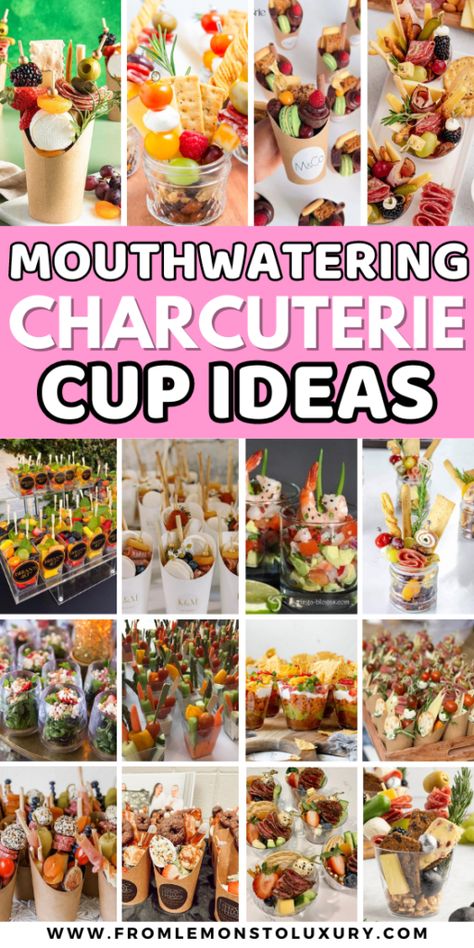 Cup Diy Ideas, Charcuterie Cup, Charcuterie Party, Charcuterie Cups, Charcuterie Appetizers, Graduation Party Foods, Lake Food Ideas Summer, Food Ideas Summer, Charcuterie Inspiration