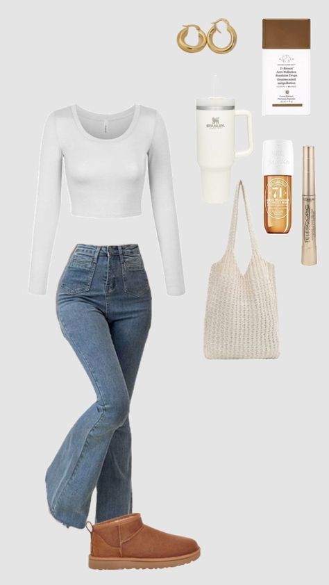 Simple Outfit For School, Clean Fits, Mommy Outfits, Dream Fashion, Casual Preppy Outfits, Outfit Inspo Casual, Cute Lazy Day Outfits, Trendy Outfits For Teens, Lazy Day Outfits