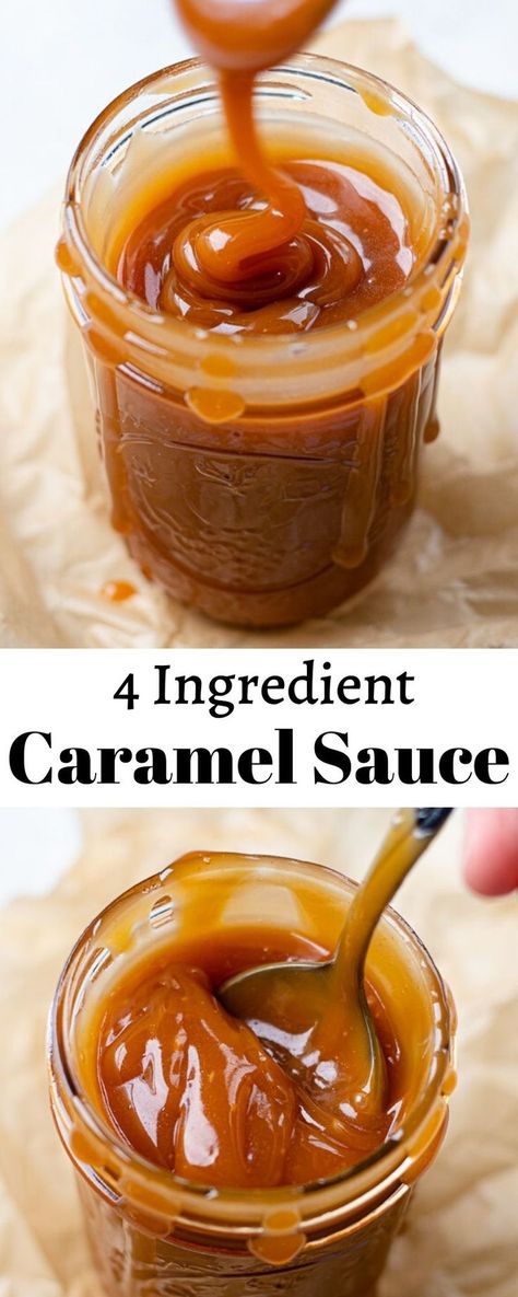 No Cream Caramel Sauce, Easy Caramel Sauce Without Heavy Cream, Salted Butter Caramel, Canned Caramel Sauce, Caramel Sauce Without Heavy Cream, Caramel Sauce For Apples, Salted Caramel Apple Butter, Caramel Toppings, Diy Caramel