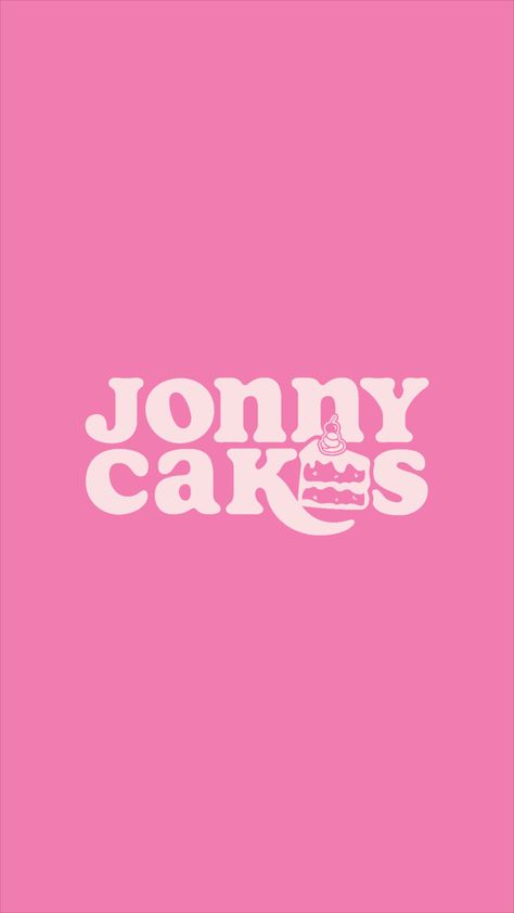 New branding for Jonnycakes from Netflix 'Is It Cake' Aesthetic Bakery Logo, Cake Shop Branding, Cake Branding Design, Is It Cake, Cake Logos, 2023 Cake, Personalized Cake Topper Birthday, Treat Business, It Cake