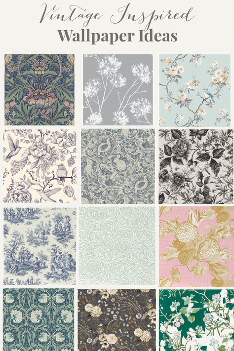 Stick Wallpaper Ideas, Vintage Bathroom Wallpaper, French Country Wallpaper, Pantry Wallpaper, Peal And Stick Wallpaper, Install Wallpaper, Peelable Wallpaper, Floral Wallpaper Bedroom, Farmhouse Wallpaper