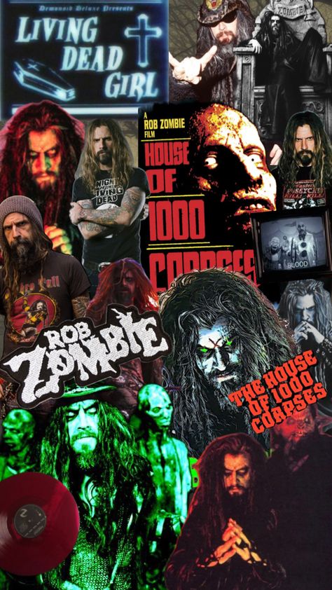 Rob Zombie Wallpaper, Piercings Grunge, Rob Zombie Art, Sherri Moon Zombie, Rob Zombie Film, 2000s Things, Powerman 5000, Zombie Wallpaper, Music Vibe