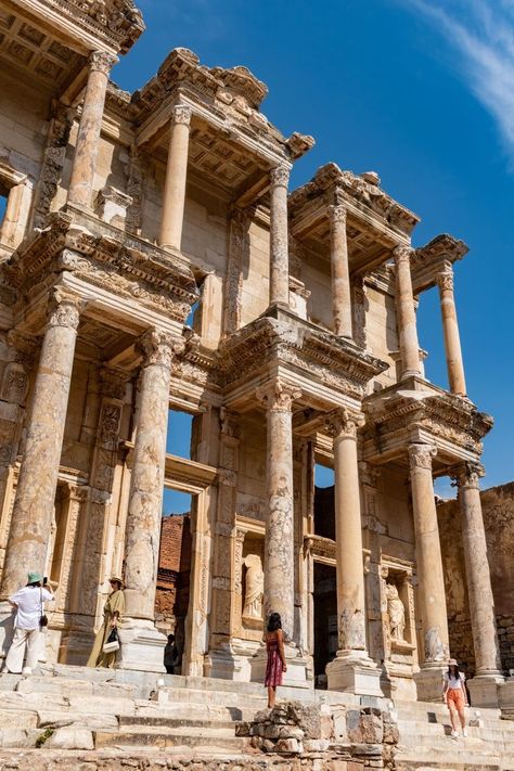 20 Top things to do in Ephesus Turkey The Temple Of Artemis, Library Of Celsus, Temple Of Artemis, Istanbul Turkey Travel, Terrace Houses, Travel Love Quotes, Ephesus Turkey, Turkey Vacation, Mediterranean Travel