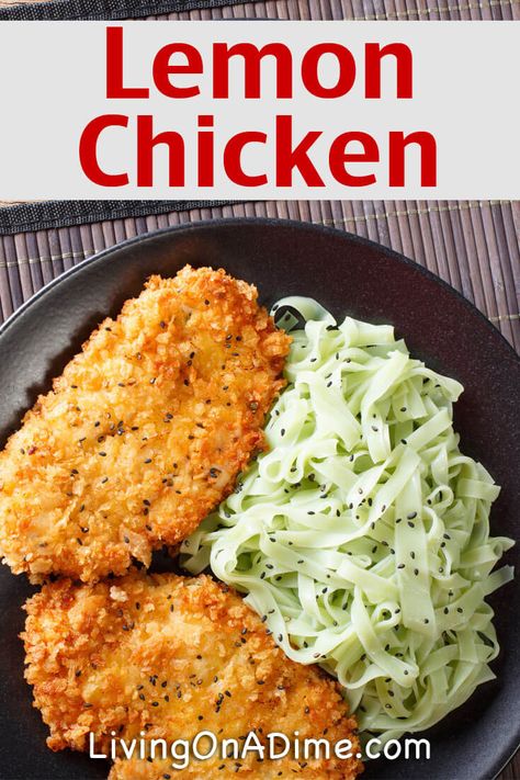 Quick And Easy Chicken Dinner, Living On A Dime, Easy Chicken Dinner, Cacciatore Recipes, Chicken Cacciatore Recipe, Lemon Chicken Recipe, Pan Fried Chicken, Easy Chicken Dinner Recipes, Easy Pasta Recipes