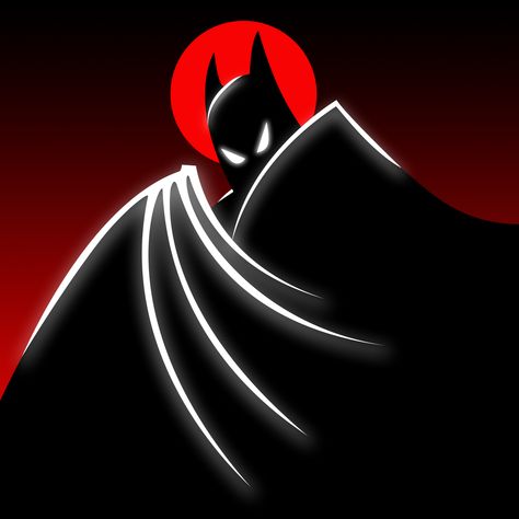 Batman TAS logo Kingdom Hearts Crossover, Dope Cartoons, The New Batman, The Bat Man, Batman Pictures, Batman Figures, I Am Batman, Batman Artwork, Batman The Animated Series