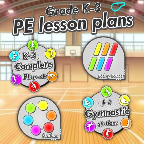 Kindergarten Pe Lesson Plans, 2nd Grade Pe Games, Pe Units For Elementary, Sport Kindergarten, Kindergarten Pe, Sports Lesson Plans, Pe Lesson Plans, Gym Teacher, Elementary Physical Education