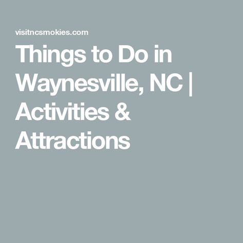 Things to Do in Waynesville, NC | Activities & Attractions Waynesville North Carolina, Lake Junaluska, Waynesville Nc, Maggie Valley, Rv Parks And Campgrounds, North Carolina Mountains, Farm Tour, Hotel Motel, Family Friendly Activities