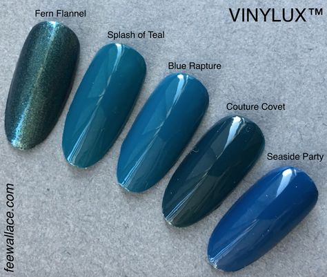 CND Vinylux color comparison shot for Splash of Teal by fee wallace Gel Shellac Nails, Shellac Colours, Cnd Solar Oil, Omg Wow, Cnd Shellac Colors, Vinylux Nail Polish, Shellac Nail Colors, Cnd Colours, Cnd Shellac Nails