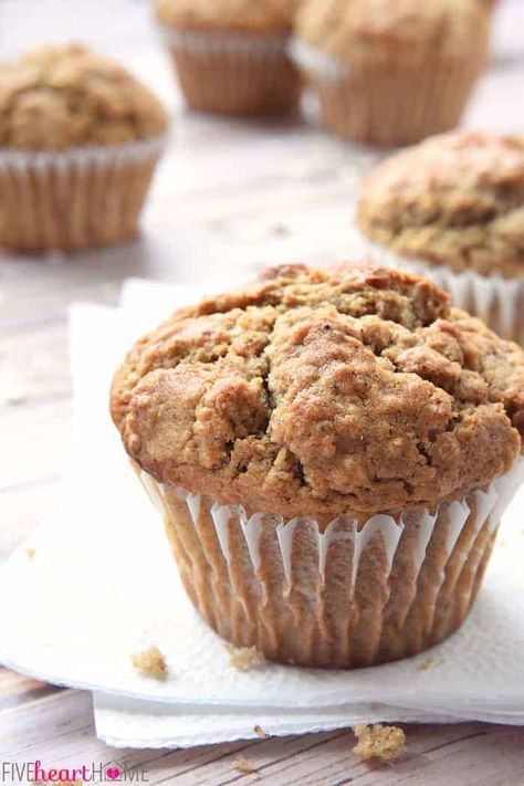 Big Batch Muffin Recipes, Eggplant Sticks, Half Recipe, Crunches Challenge, Spiced Oatmeal, Workout Smoothie Recipes, Oatmeal Muffin Recipes, Raisin Muffins, Spice Muffins