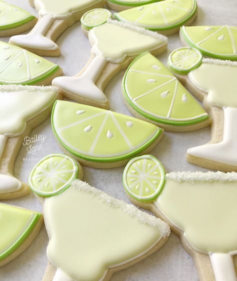 Margarita Sugar Cookies Decorated, Margarita Sugar Cookies, Margs & Matrimony Cookies, Bridal Shower Margarita Theme, Martini Cookies Decorated, Margarita Cookies Decorated, Margarita Themed Birthday Party, Margarita Bridal Shower Ideas, Margarita Party Ideas