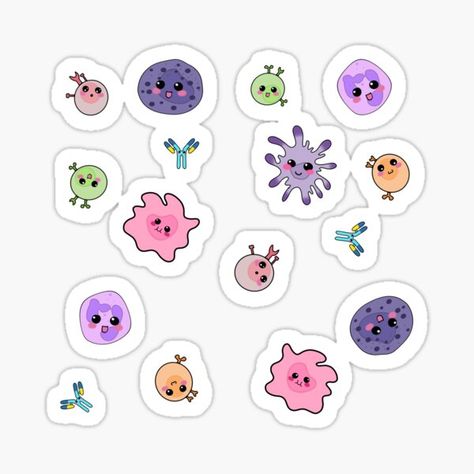 Immunology Wallpaper, Immunology Aesthetic, Real Aesthetic, Science Stickers, Med Tech, Microbiology, Good Notes, Learn English, Aesthetic Art