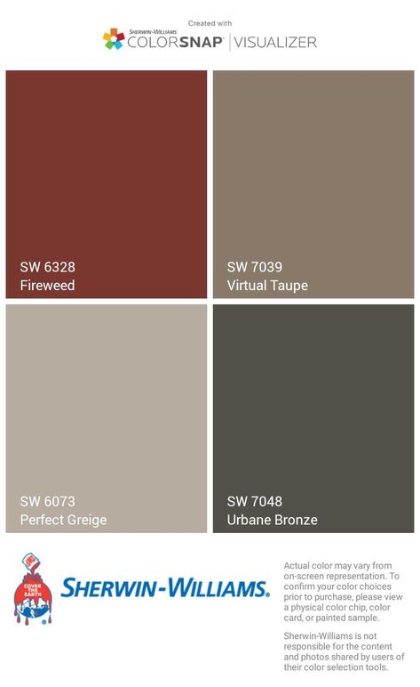 Wrap Around Porch Paint Ideas, Red And Taupe Color Palette, Burgundy Shutters Color Schemes, Red House Front Door Colors, Exterior Red House Colors, Rusty Red Paint Color, Red Exterior Paint Colors For House, Burgundy Roof House Colors, Colors With Red