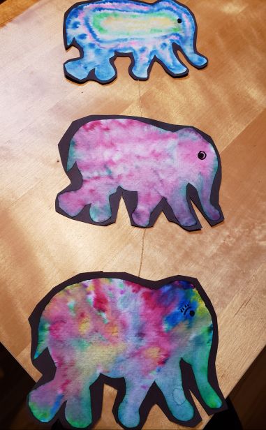 Elephant Art Activities For Preschool, Zoo Themed Art For Preschool, Zoo Animals Preschool Art, Elephant Kindergarten Activities, Elefant Craft Preschool, Elephant Art Activity, Zoo Art Activities Preschool, Jungle Safari Crafts For Preschool, Toddler Zoo Crafts