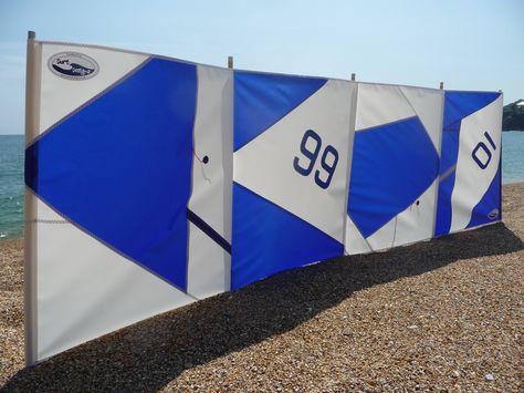 Daymer Sailcloth Windbreak & Bag Recycled Sailcloth, Americas Cup, Sailing Outfit, Eu Flag, Just Do It, Country Flags, Sailing, Recycling, Outdoor Furniture