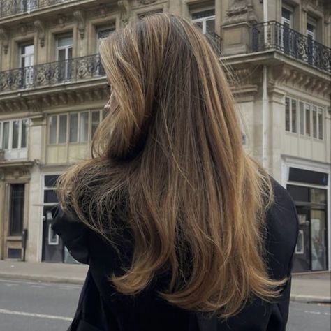 Long Luscious Hair, Mousy Brown Hair, Gold Jewellery Necklace, Long And Healthy Hair, Brown Hair Inspo, Bronde Hair, Brunette Hair With Highlights, My Routine, Luscious Hair