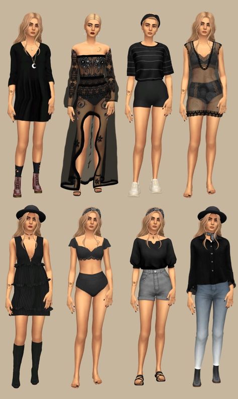 Sims Fashion Cc, Sims 4 3 Columns Cas, Sims 4 Gothic Clothes, Sims 4 Cc Lounge Wear, Sentate Sims 4 Cc, Sims 4 Looks, Sims 4 Luxury Cc Clothes, Sims 4 Boho Cc Clothes, Sims 4 Outfit Ideas