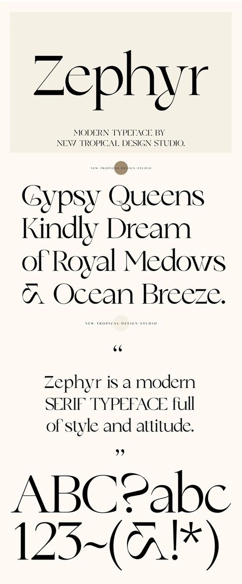 Zephyr - Modern Serif Font Free Font Elegant Fonts Free, Business Logo Fonts, Fonts Graphic Design, Best Serif Fonts, Nature Font, Modern Fonts Free, Feminine Fonts, Business Fonts, Elegant Serif Fonts