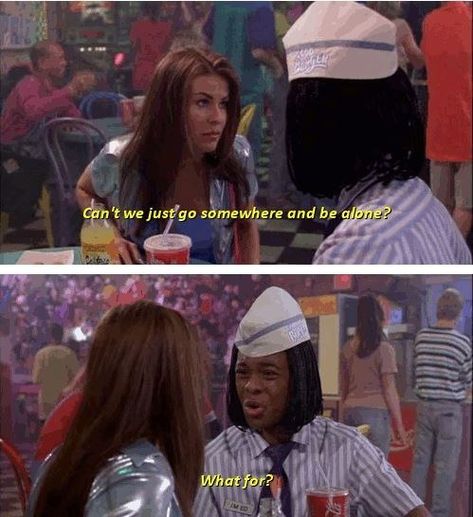 Mini-Golf > Talking. | Community Post: 38 Reasons "Good Burger" Is The Funniest '90s Movie Ever Good Burger Movie, Movie Refrences, Kenan E Kel, Welcome To Good Burger, Decade Fashion, Burger Costume, Kenan And Kel, Dan Schneider, Nickelodeon 90s