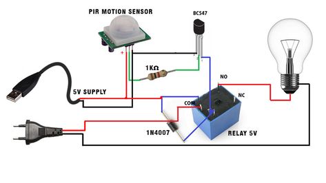 Motion Sensor Light / Alarm | Motion Sensor | PIR Motion Sensor | Relay Proyek Arduino, Simple Electronic Circuits, Motion Sensor Lights Indoor, Electronics Projects For Beginners, Basic Electronic Circuits, Latest Technology Gadgets, Electronic Circuit Design, Motion Sensor Light, Electronics Basics