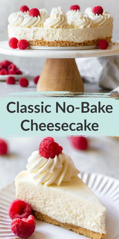 Homemade Graham Cracker, Fluffy Cheesecake, Homemade Graham Cracker Crust, Biscuits Graham, Easy No Bake Cheesecake, Cheesecake Recipes Classic, Homemade Graham Crackers, Cheesecake Dessert, Homemade Cheesecake