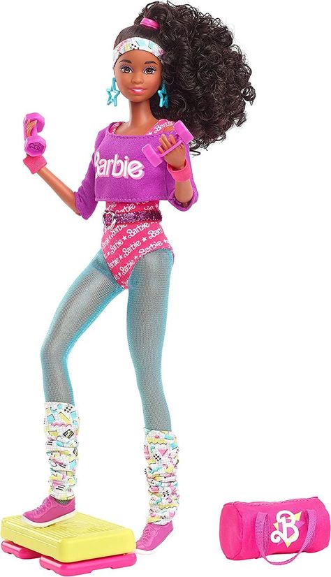 Workout Barbie, Barbie Pictures, Barbie 80s, Barbie Logo, Barbie Costume, Barbie Theme, Doll Clothes Barbie, Barbie Stuff, Barbie Style