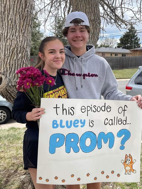 Cute Ways To Get Asked To Hoco, Hoco Proposals Ideas Lights, Hcoc Proposals, Scream Hoco Proposal, Disney Themed Hoco Proposals, Cute Ways To Ask Your Boyfriend To Hoco, Prom And Hoco Proposals, Hoco Poster Ideas Zach Bryan, Bluey Hoco Proposal