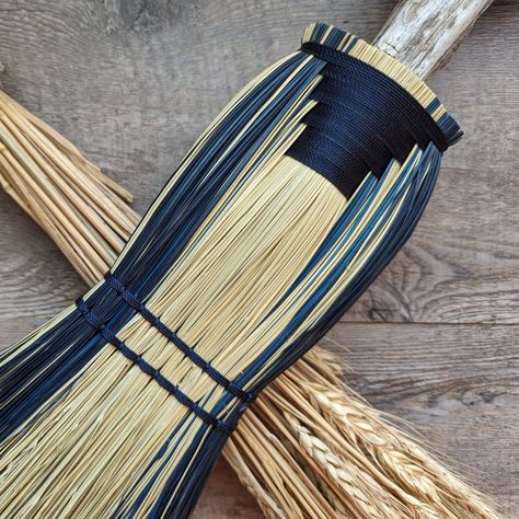 Robert (@redmondphilbert) • Instagram photos and videos Making Brooms, Alter Broom, Smudge Wands, Broom Making Supplies, Broom Making, Witch’s Broomstick, Handmade Broom, Straw Broom, Lunar Witch