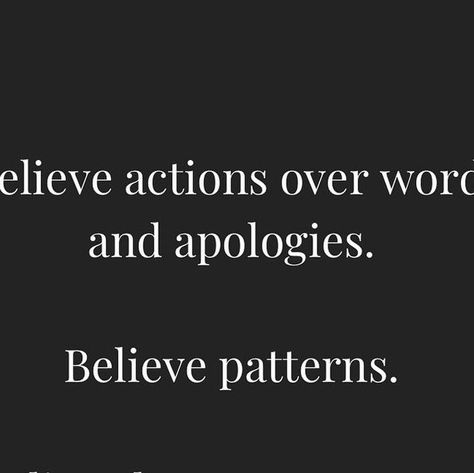 Healing Vibes on Instagram: "It’s about who they are in the here and now, and not who they say they are, or what they say they’ll do. 

Believe actions over words. Talk is cheap, and someone can say anything they want to manipulate you if they’re unscrupulous. 

Believe patterns over promises or apologies. What people say doesn’t always match up with what they do." Actions Over Words, Talk Is Cheap, Healing Vibes, Here And Now, Say Anything, Boundaries, And Now, Words Of Wisdom, Healing