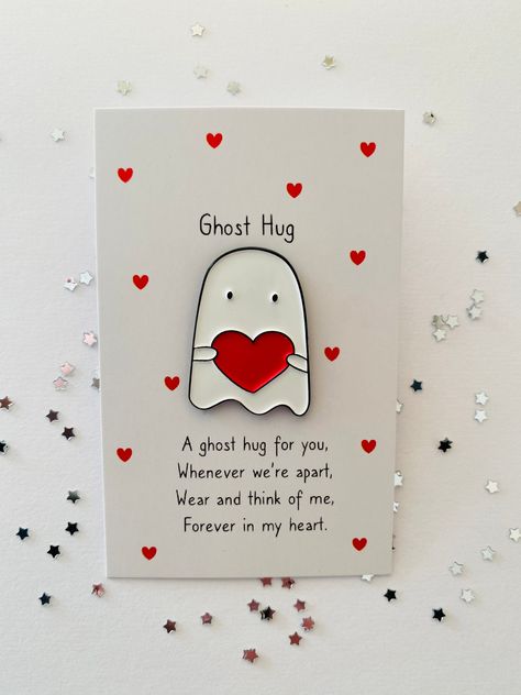 Present Best Friend, Ghost Hug, Ghost Ghost, Soft Enamel Pins, Worry Stones, Soft Enamel, Small Print, Display Cards, Love Cards