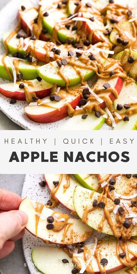 Apple Nachos Recipe, Nacho Recipe, Apple Nachos, Nachos Recipe Easy, Loaded Nachos, Kids Cooking Recipes, Chicken Nachos, Salad Pasta, Nachos Recipe