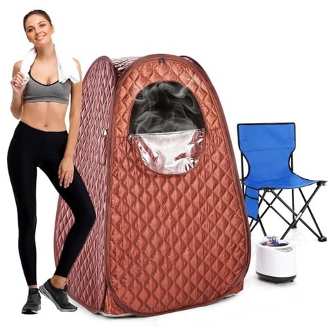 #Portable #Sauna for Home Full Body Personal Sauna #Steam Sauna at #Home #Spa with 2.6L 1000W Steam Generator, 90 Minute Timer, Foldable Chair, Remote Control Sauna At Home, Personal Sauna, At Home Spa, Portable Sauna, Foldable Chair, Steam Sauna, Foldable Chairs, Steam Generator, Home Spa