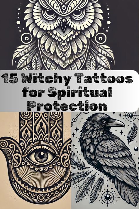 15 Witchy Tattoos for Spiritual Protection: Powerful Symbols to Guard Your Energy - Protection Ruins Tattoo, Protective Symbols Tattoo, Viking Protection Tattoo, Egyptian Protection Symbols, Native American Protection Symbols, Witch Protection Symbol Tattoo, Protection Tattoos For Women Spiritual, Pagan Tattoos For Women, Hecate Tattoo Ideas