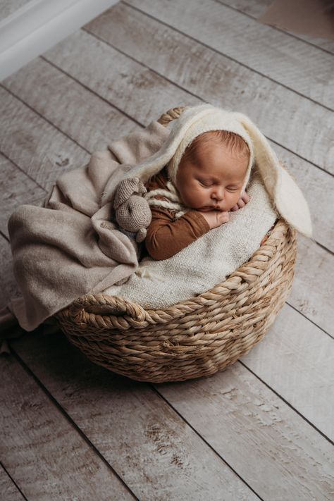 Newborn Photo shoot bunny boy Newborn Bunny Photoshoot, Newborn Easter Pictures, Baby Easter Pictures, Baby Dedication Party, Newborn Photos Boy, Easter Photoshoot, Boy Photo Shoot, Bunny Boy, Newborn Photo Shoot