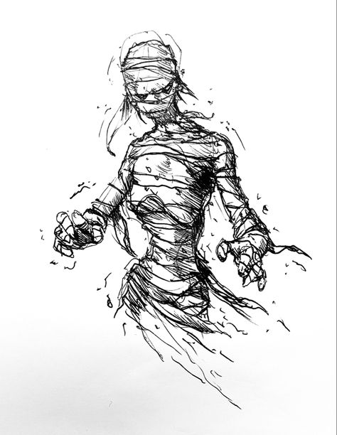 #inktober #inktober2022 #mummy #halloween #undead #sketch Mummy Drawing Easy, Mummy Concept Art, Mummy Sketch, Undead Drawing, Mummy Character Design, Mummy Drawing, Kids Reference, Inktober Ideas, Magic Creatures