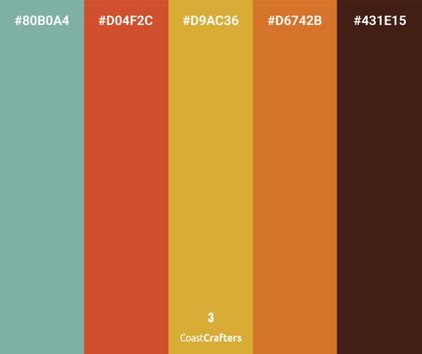 Colour Palettes Vintage, Fall Retro Color Palette, Retro Poster Color Palette, Red Vintage Color Palette, Retro Colours Palette, Retro Orange Color Palette, 70s Color Palette Retro Vintage, 60s Color Palette Retro, 60s Colour Palette