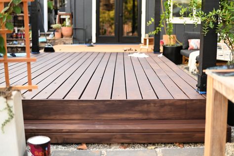 Sherwin Williams Riverwood Stain, Sherwin Williams Semi Transparent Stain, Sherwin Williams Deck Stain Colors Solid, Semi Solid Deck Stain, Solid Stain Deck Colors, Wood Deck Colors, Solid Stain Deck, Sherwin Williams Deck Stain, Painted Wood Deck