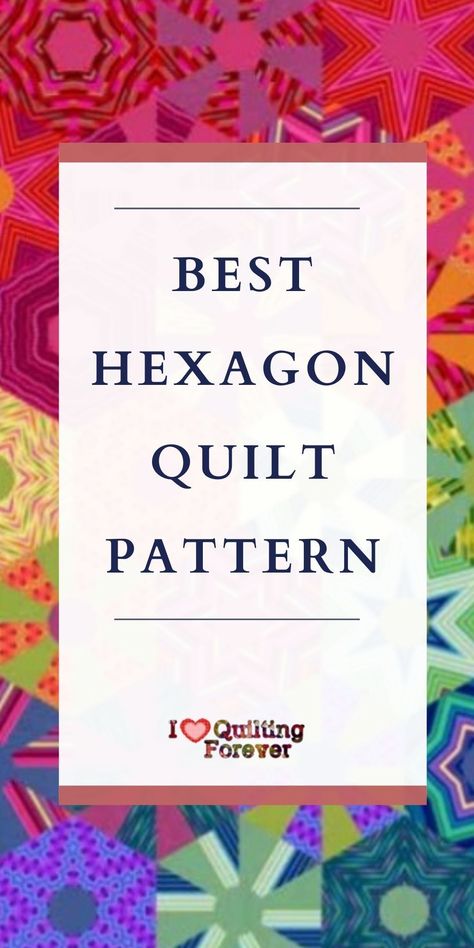 Octagon Quilting Designs, Scrappy Hexie Quilts, Hexagon And Triangle Quilt Pattern, How To Hexagon Quilt, Harmony Quilt Pattern, Hexagon Patchwork Ideas, Hexie Projects Free Pattern, How Many Hexagons To Make A Quilt, Hexagon Quilt Blocks Free Pattern