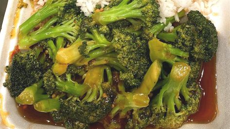 Broccoli Sauce, Asian Stir Fry Sauce, Sauce For Broccoli, Broccoli With Garlic Sauce, Chinese Food Takeout, Garlic Broccoli, Chinese Stir Fry, Asian Stir Fry, Asian Vegetables