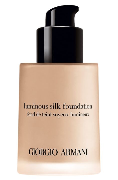 Giorgio Armani Luminous Silk Foundation | Nordstrom Armani Luminous Silk, Luminous Makeup, Hydrating Makeup, Giorgio Armani Luminous Silk, Wedding Guest Makeup, Luminous Foundation, Airbrush Foundation, Luminous Silk Foundation, Lightweight Foundation